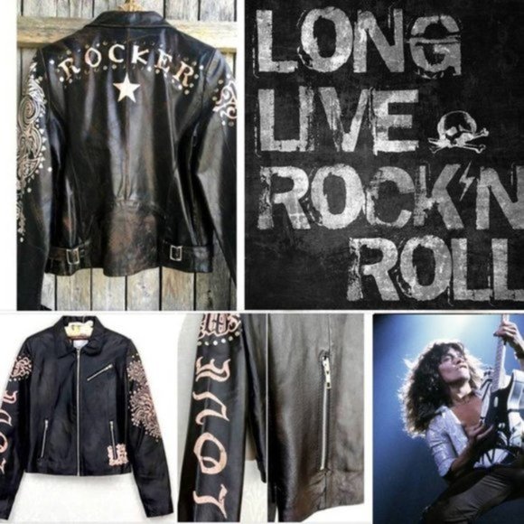Wilsons Leather Jackets & Blazers - NWT Distressed Rocker Leather Jacket Sz L FIRM